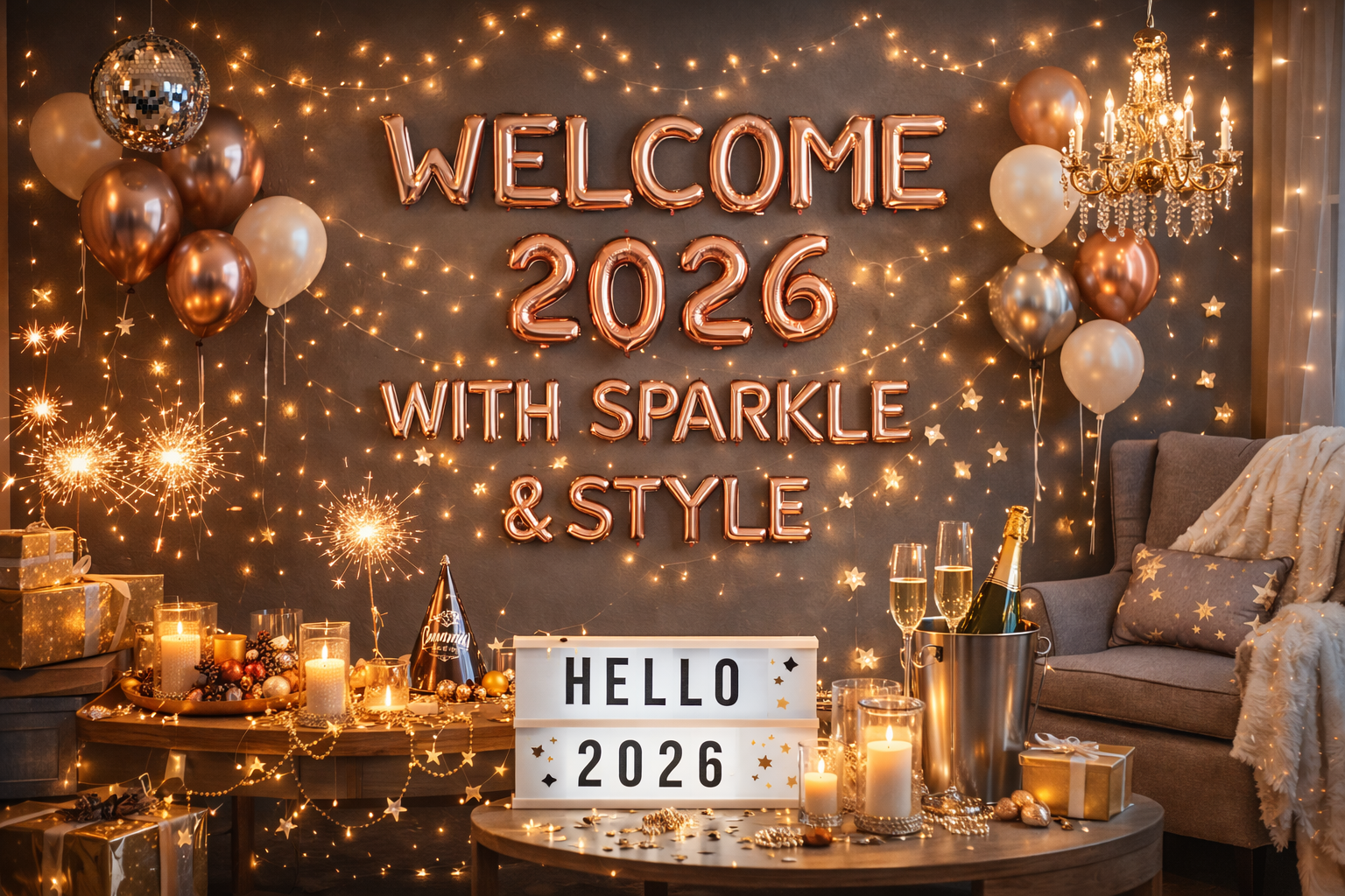 New Year Home Decoration Ideas Inspired by USA Trends